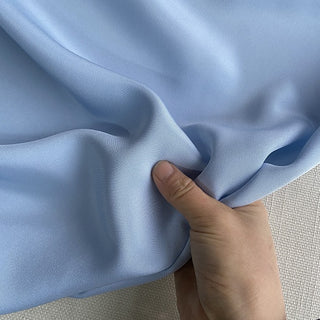 Yardblox Exclusive Luxury Silk Collection Solid Multi Color Non-Stretch Mulberry Silk Crepe De Chine DS26510 -30 Momme