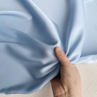 Yardblox Exclusive Luxury Silk Collection Solid Multi Color Stretch Mulberry Silk Elastane Blended Charmeuse Satin DS26508 -19 Momme