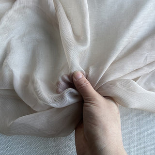 Yardblox Exclusive Luxury Silk Collection Solid Multi Color Non-Stretch Crinkled Mulberry Silk Georgette DS26502 -5 Momme