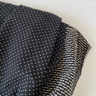 Japanese Designer Geometric Multi Color Non-Stretch Cotton Dobby Jacquard DS16681