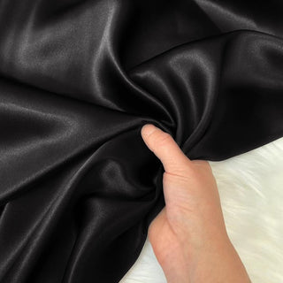 Yardblox Exclusive Luxury Silk Collection Solid Multi Color Non-Stretch 6A Mulberry Silk Charmeuse Satin DS26509 -19 Momme