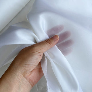 Yardblox Exclusive Luxury Silk Collection Solid Multi Color Non-Stretch Mulberry Silk Satin Face Organza DS26506 -12 Momme