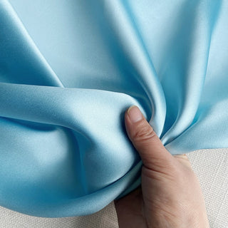 Yardblox Exclusive Luxury Silk Collection Solid Multi Color Non-Stretch 6A Mulberry Silk Charmeuse Satin DS26515 -40 Momme