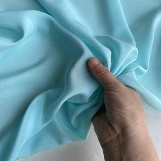 Yardblox Exclusive Luxury Silk Collection Solid Multi Color Non-Stretch Mulberry Silk Crepe De Chine DS26507 -12 Momme