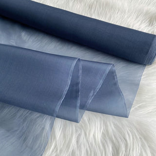 Yardblox Exclusive Luxury Silk Collection Solid Multi Color Non-Stretch Mulberry Silk Organza DS26504 -8 Momme