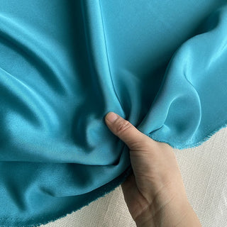 Yardblox Exclusive Luxury Silk Collection Solid Multi Color Non-Stretch Mulberry Silk Crepe De Chine DS26510 -30 Momme