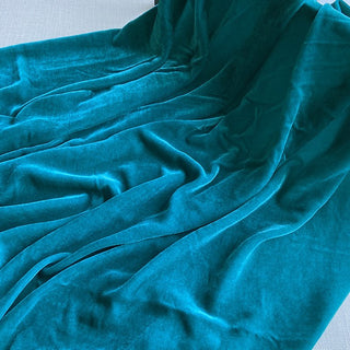 Yardblox Exclusive Luxury Silk Collection Solid Multi Color Non-Stretch Mulberry Silk Velvet DS26516 -40 Momme