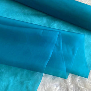 Yardblox Exclusive Luxury Silk Collection Solid Multi Color Non-Stretch Mulberry Silk Organza DS26504 -8 Momme