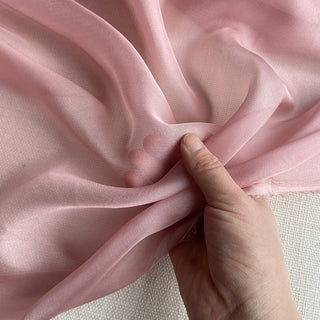 Yardblox Exclusive Luxury Silk Collection Solid Multi Color Non-Stretch Mulberry Silk Chiffon DS26503 -6 Momme