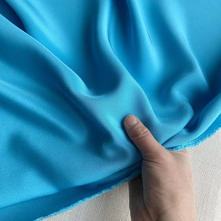 Yardblox Exclusive Luxury Silk Collection Solid Multi Color Non-Stretch Mulberry Silk Crepe De Chine DS26510 -30 Momme