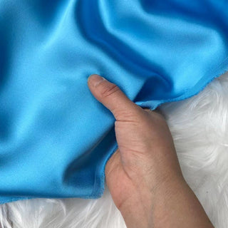 Yardblox Exclusive Luxury Silk Collection Solid Multi Color Non-Stretch 6A Mulberry Silk Charmeuse Satin DS26514 -30 Momme