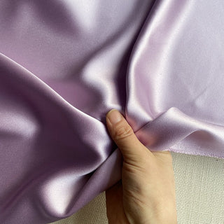 Yardblox Exclusive Luxury Silk Collection Solid Multi Color Non-Stretch 6A Mulberry Silk Charmeuse Satin DS26515 -40 Momme