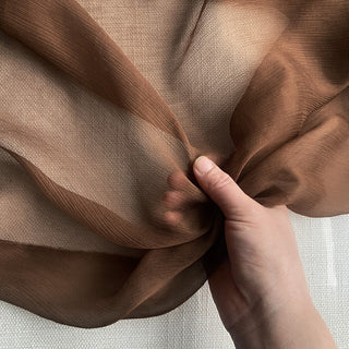 Yardblox Exclusive Luxury Silk Collection Solid Multi Color Non-Stretch Crinkled Mulberry Silk Georgette DS26502 -5 Momme