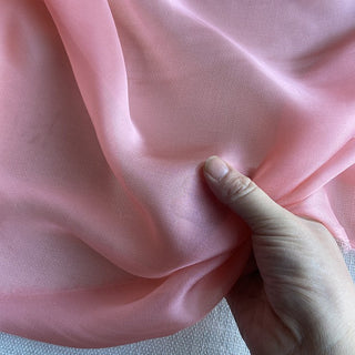 Yardblox Exclusive Luxury Silk Collection Solid Multi Color Non-Stretch Mulberry Silk Chiffon DS26503 -6 Momme