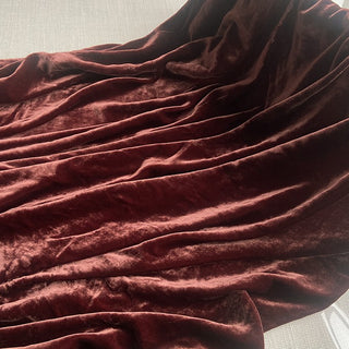 Yardblox Exclusive Luxury Silk Collection Solid Multi Color Non-Stretch Mulberry Silk Velvet DS26516 -40 Momme