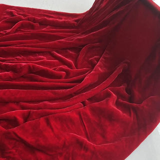 Yardblox Exclusive Luxury Silk Collection Solid Multi Color Non-Stretch Mulberry Silk Velvet DS26516 -40 Momme