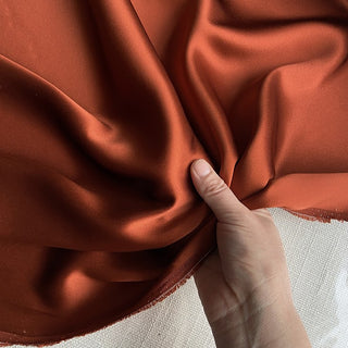 Yardblox Exclusive Luxury Silk Collection Solid Multi Color Non-Stretch 6A Mulberry Silk Charmeuse Satin DS26514 -30 Momme