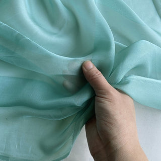 Yardblox Exclusive Luxury Silk Collection Solid Multi Color Non-Stretch Mulberry Silk Chiffon DS26503 -6 Momme