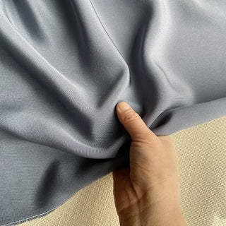 Yardblox Exclusive Luxury Silk Collection Solid Multi Color Non-Stretch Mulberry Silk Crepe De Chine DS26511 -40 Momme