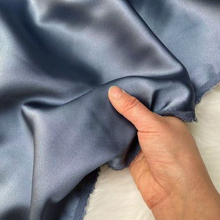 Yardblox Exclusive Luxury Silk Collection Solid Multi Color Non-Stretch 6A Mulberry Silk Charmeuse Satin DS26514 -30 Momme