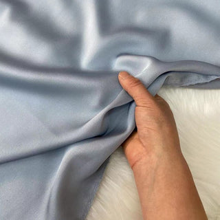 Yardblox Exclusive Luxury Silk Collection Solid Multi Color Stretch Mulberry Silk Elastane Blended Charmeuse Satin DS26508 -19 Momme