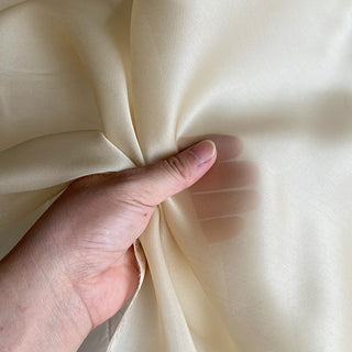 Yardblox Exclusive Luxury Silk Collection Solid Multi Color Non-Stretch Mulberry Silk Satin Face Organza DS26506 -12 Momme