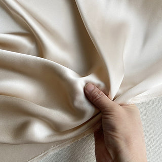 Yardblox Exclusive Luxury Silk Collection Solid Multi Color Non-Stretch 6A Mulberry Silk Charmeuse Satin DS26509 -19 Momme