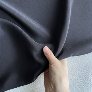 Yardblox Exclusive Luxury Silk Collection Solid Multi Color Non-Stretch Mulberry Silk Crepe De Chine DS26510 -30 Momme