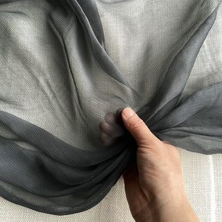 Yardblox Exclusive Luxury Silk Collection Solid Multi Color Non-Stretch Crinkled Mulberry Silk Georgette DS26502 -5 Momme