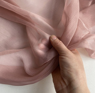 Yardblox Exclusive Luxury Silk Collection Solid Multi Color Non-Stretch Crinkled Mulberry Silk Georgette DS26502 -5 Momme