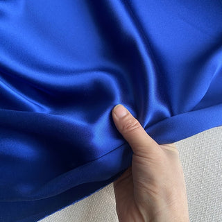 Yardblox Exclusive Luxury Silk Collection Solid Multi Color Non-Stretch 6A Mulberry Silk Charmeuse Satin DS26515 -40 Momme