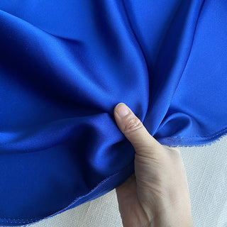 Yardblox Exclusive Luxury Silk Collection Solid Multi Color Non-Stretch 6A Mulberry Silk Charmeuse Satin DS26509 -19 Momme