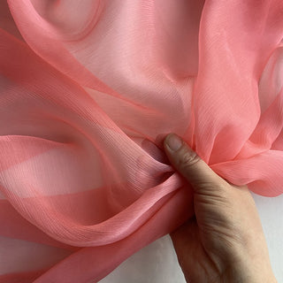 Yardblox Exclusive Luxury Silk Collection Solid Multi Color Non-Stretch Crinkled Mulberry Silk Georgette DS26502 -5 Momme