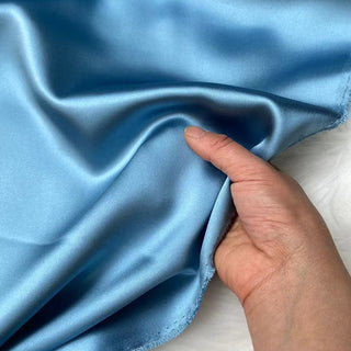 Yardblox Exclusive Luxury Silk Collection Solid Multi Color Non-Stretch 6A Mulberry Silk Charmeuse Satin DS26515 -40 Momme