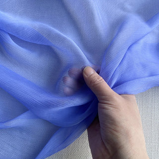 Yardblox Exclusive Luxury Silk Collection Solid Multi Color Non-Stretch Crinkled Mulberry Silk Georgette DS26502 -5 Momme