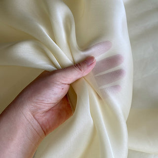 Yardblox Exclusive Luxury Silk Collection Solid Multi Color Non-Stretch Mulberry Silk Satin Face Organza DS26506 -12 Momme