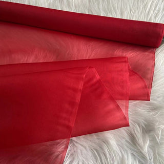 Yardblox Exclusive Luxury Silk Collection Solid Multi Color Non-Stretch Mulberry Silk Organza DS26504 -8 Momme