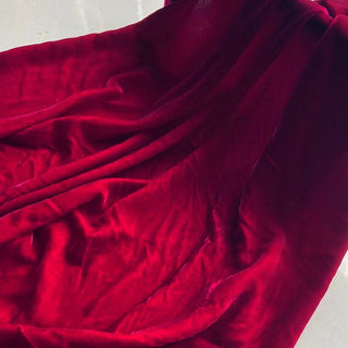 Yardblox Exclusive Luxury Silk Collection Solid Multi Color Non-Stretch Mulberry Silk Velvet DS26516 -40 Momme