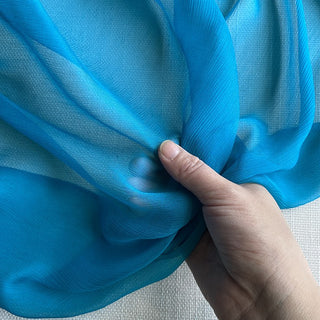 Yardblox Exclusive Luxury Silk Collection Solid Multi Color Non-Stretch Crinkled Mulberry Silk Georgette DS26502 -5 Momme