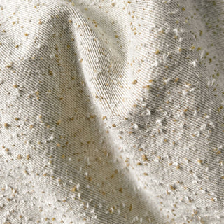 Yardblox Exclusive Japanese Fashion Designer Solid Off-White Non-Stretch Distressed Cotton Denim Twill DS00503