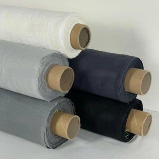 Made In France Premium Quality Solid Multi Color Non-Stretch Washed / Softened Organic Linen Plain Woven DS00512 -180/220 GSM