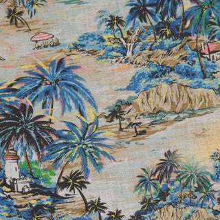 Zimmermann Conversational Multi Color Non-Stretch Linen Plain Woven DS00548