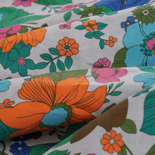 Zimmermann Floral Multi Color Non-Stretch Linen Plain Woven DS00549