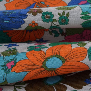 Zimmermann Floral Multi Color Non-Stretch Linen Plain Woven DS00549