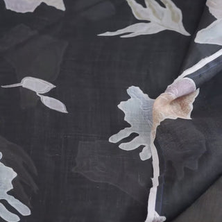 Zimmermann Conversational Black Non-Stretch Ramie Plain Woven DS00550