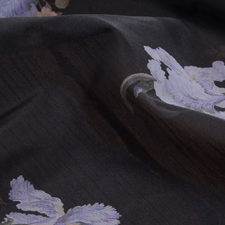 Zimmermann Floral Black Non-Stretch Polyester Organza DS00552