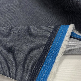 Japanese Fashion Designer Solid Gray Non-Stretch Cotton Bull Denim Twill DS00564