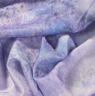 Japanese Fashion Designer Tie Dye Blue Non-Stretch Tencel™ / Lyocell Linen Blended Dobby Jacquard DS00601