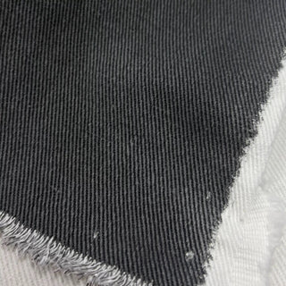 Japanese Designer Solid Gray Non-Stretch Cotton Denim Twill DS006124