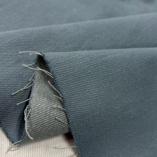 Japanese Designer Solid Blue Non-Stretch Cotton Denim Twill DS006151